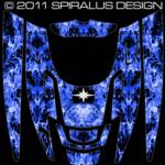 The True Fire for Polaris Edge Chassis sleds, in blue