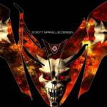 Polaris IQ-Shift_RMK 'Hell's Fury' graphic kit with Demon
