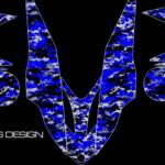 Yamaha Apex/Vector Digital Camo in blue