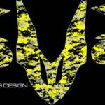 Yamaha Apex/Vector Digital Camo in yellow
