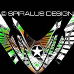 The Horizon sled graphic for Arctic Cat M Series & Crossfire snowmobiles, in Multi