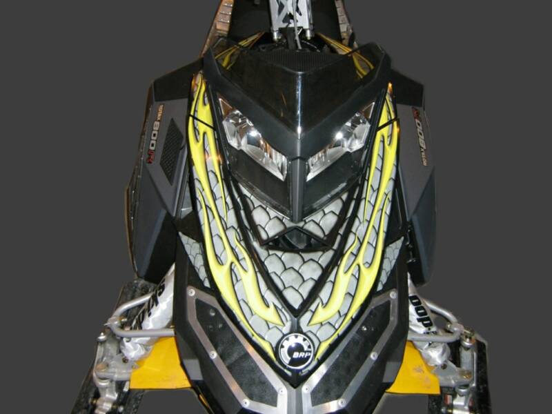 ski doo rev. Snowmobile Graphics Picture